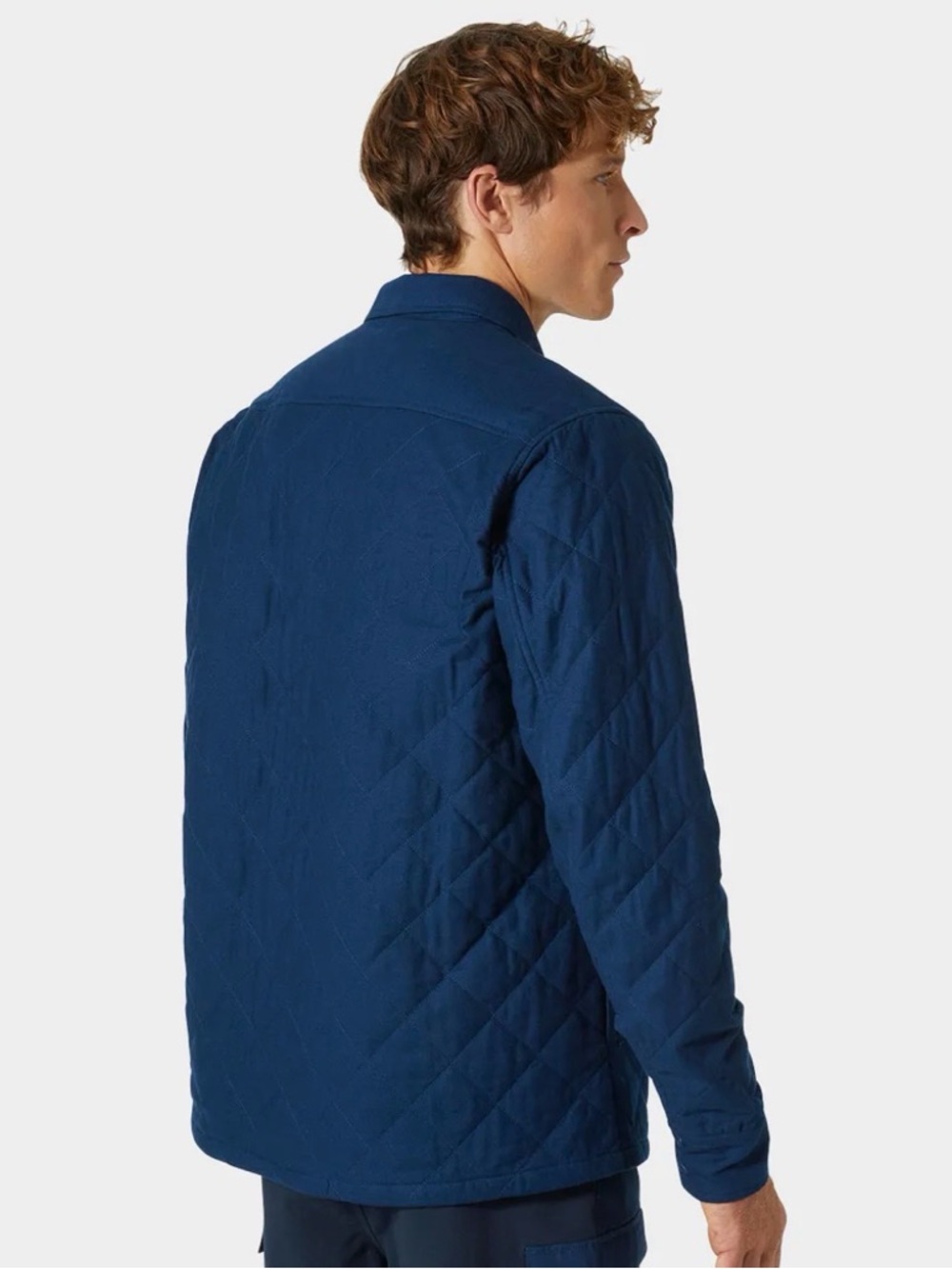 Helly Hansen Men's Ocean Isfjord Insulated Shacket Blue Size Medium - Picture 2 of 8